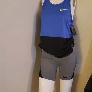 SALE!! Nike Dri fit top and tights XL Girls
